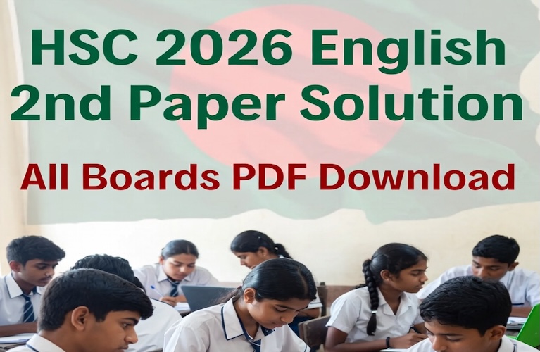 HSC English 2nd Paper Question Solution 2026