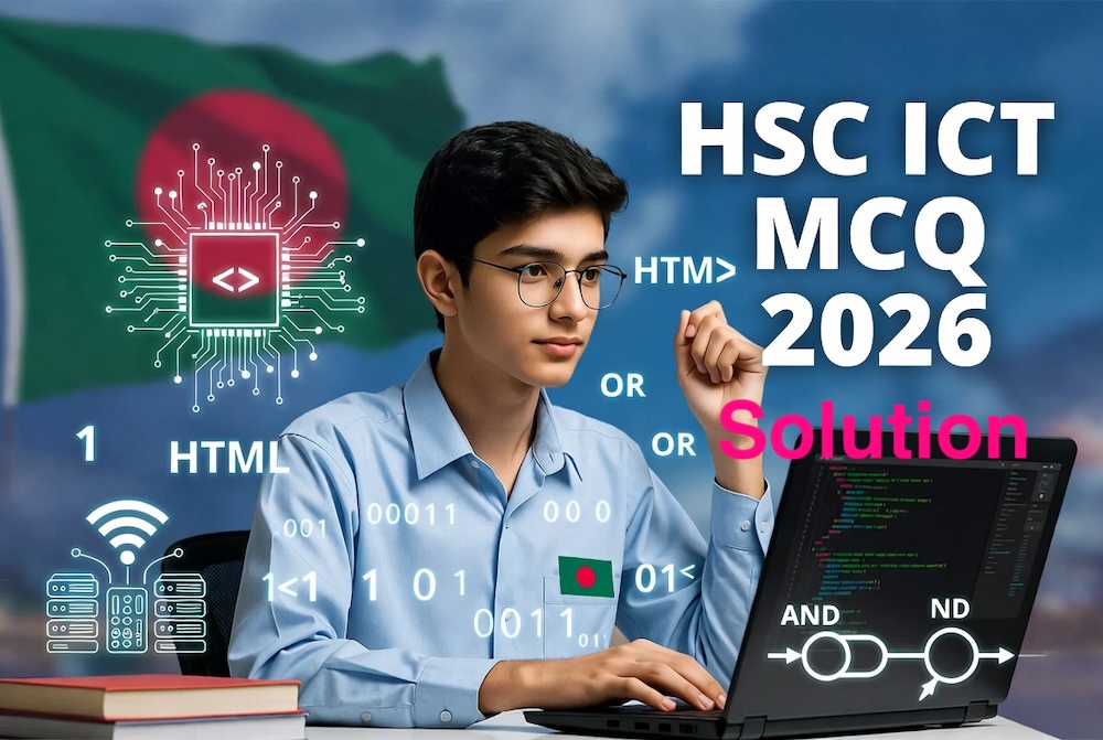 HSC ICT MCQ Question Solution 2026 (All Board)